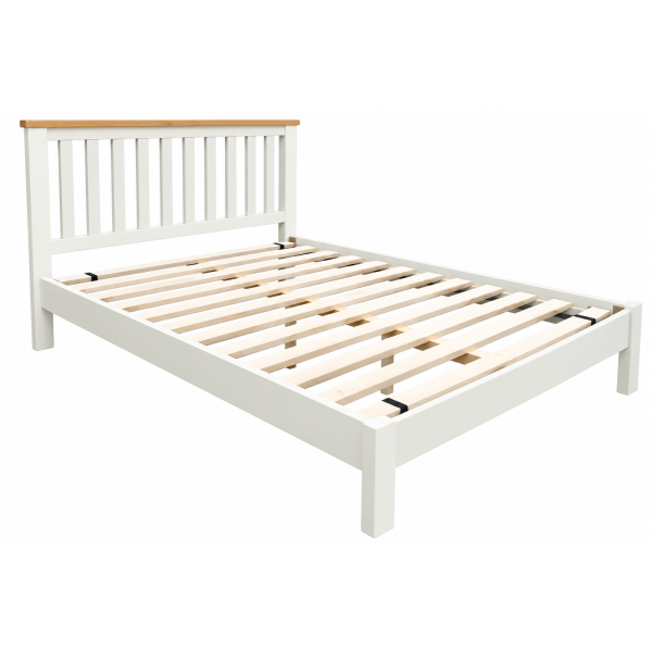 Dakota White Double Bed